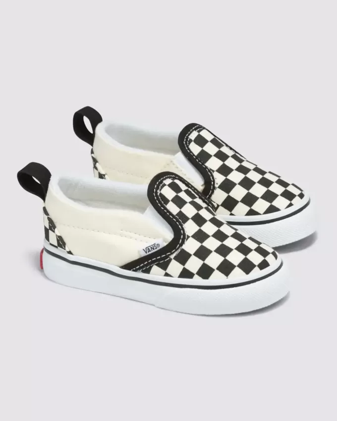Toddler Classic Slip-On V Checkerboard Sko