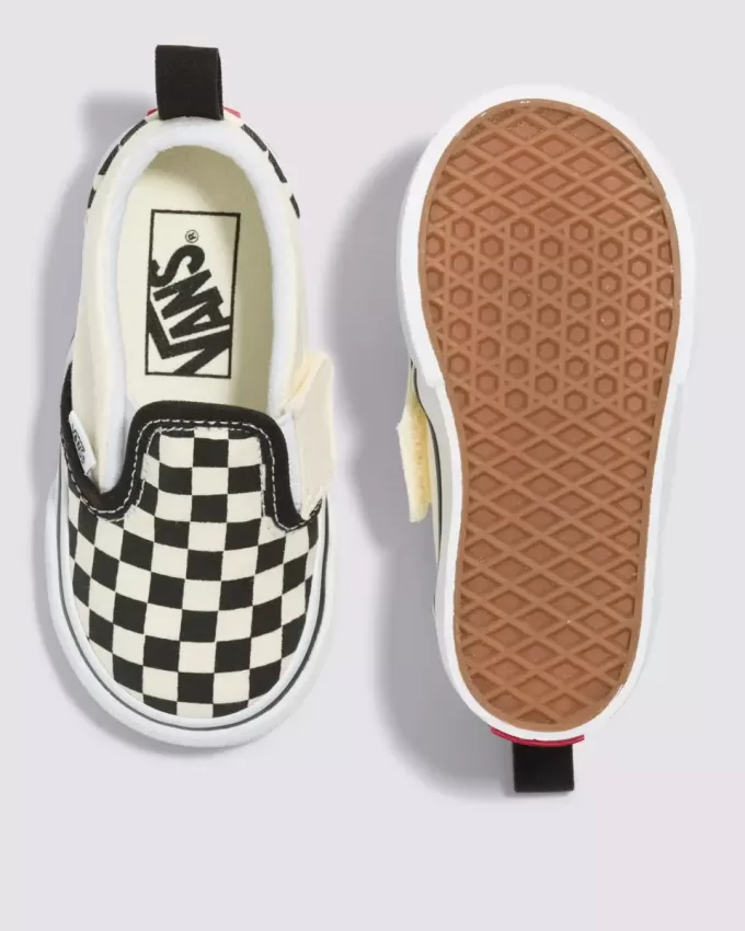 Toddler Classic Slip-On V Checkerboard Sko