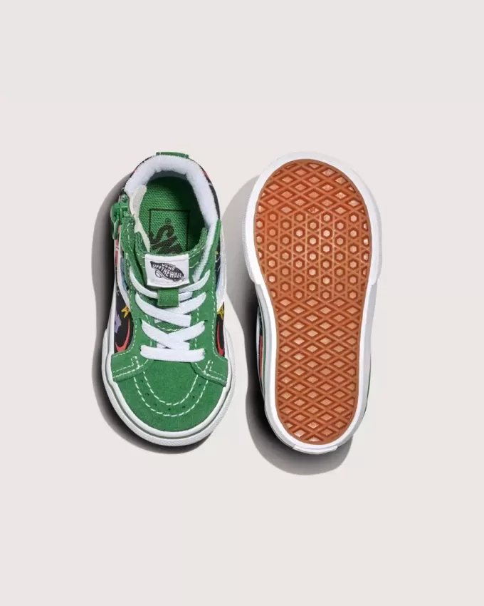 Toddler Sk8-Hi Reissue Side Zip Shark Shoe Toddler Sk8-Hi Reissue Side Zip Shark Shoe