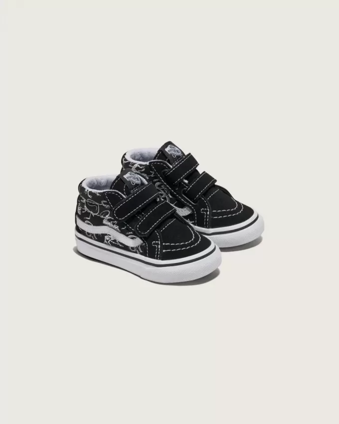 Toddler Sk8-Mid Reissue V Skeletons Shoe Toddler Sk8-Mid Reissue V Skeletons Shoe