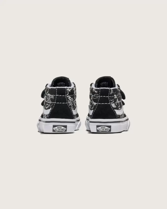 Toddler Sk8-Mid Reissue V Skeletons Shoe Toddler Sk8-Mid Reissue V Skeletons Shoe