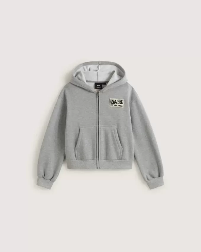 Van-Archy Label Hoodie med dragkedja för barn Van-Archy Label Hoodie med dragkedja för barn