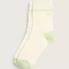 Waffle Half Crew Socks